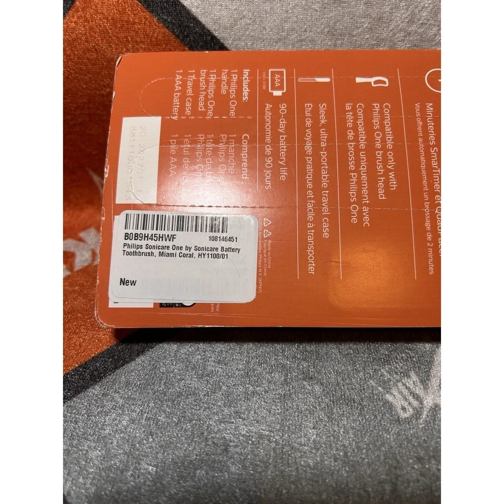 Philips Sonicare Battery Toothbrush, Miami Coral, and Extra Replacement Heads